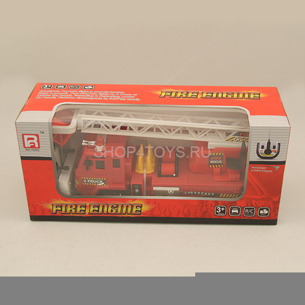 Радиоуправляемая пожарная машина RUI FENG с подъемной стрелой - F827-1