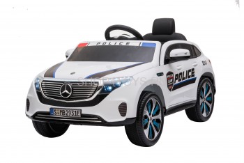 Детский электромобиль Mercedes Benz Police EQC 400 4MATIC - HL378-WHITE Детский электромобиль Mercedes Benz Police EQC 400 4MATIC - HL378-WHITE