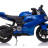 Детский электромобиль мотоцикл Ducati Blue (дисковый тормоз, 16 км/ч, 24V) - SX1629