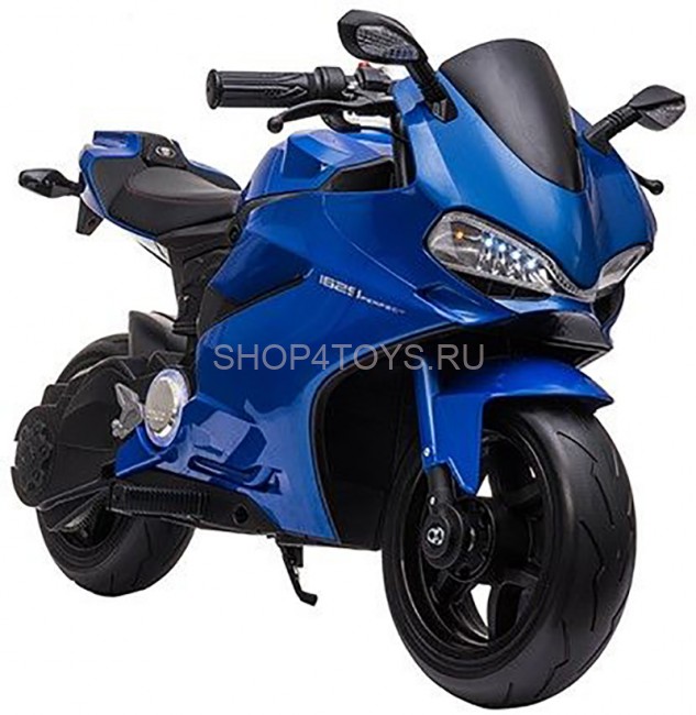 Детский электромобиль мотоцикл Ducati Blue (дисковый тормоз, 16 км/ч, 24V) - SX1629 Детский электромобиль мотоцикл Ducati Blue (дисковый тормоз, 16 км/ч, 24V) - SX1629