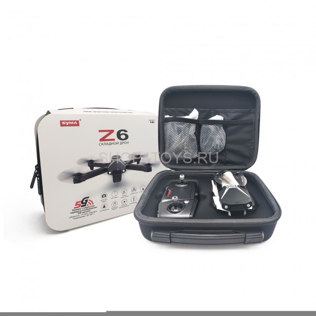 Квадрокоптер Syma Z6 с камерой 4K FPV, GPS 2.4G с сумкой - SYMA-Z6-BAG Квадрокоптер Syma Z6 с камерой 4K FPV, GPS 2.4G с сумкой - SYMA-Z6-BAG