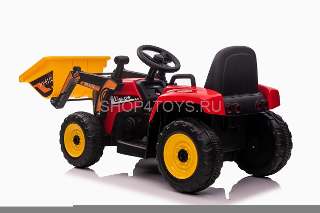 Детский электромобиль XMX трактор с ковшом (красный, EVA, пульт, 12V) - XMX611U-RED Детский электромобиль XMX трактор с ковшом (красный, EVA, пульт, 12V) - XMX611U-RED