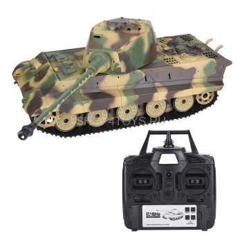 Радиоуправляемый танк Heng Long King Tiger V7.0 масштаб 1:16 2.4G - 3888A-1 V7.0 Радиоуправляемый танк Heng Long King Tiger V7.0 масштаб 1:16 2.4G - 3888A-1 V7.0