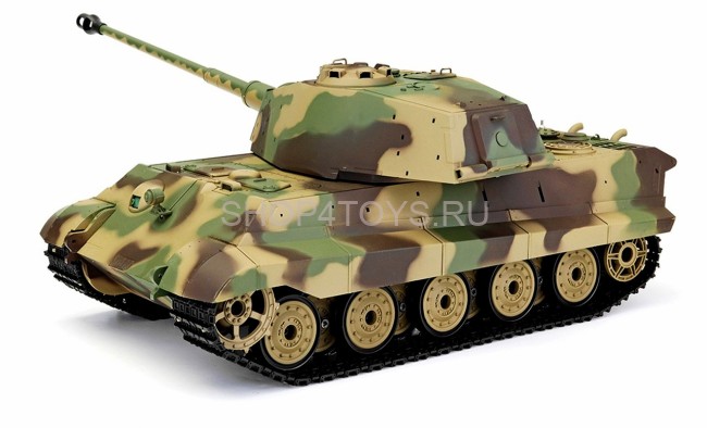 Радиоуправляемый танк Heng Long King Tiger V7.0 масштаб 1:16 2.4G - 3888A-1 V7.0
