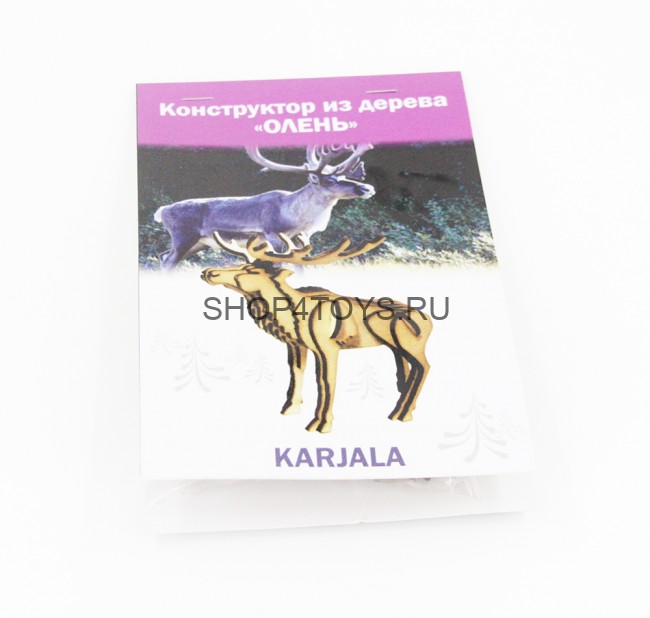 Конструктор-3D пазл "Олень" - K11D Конструктор-3D пазл "Олень" - K11D