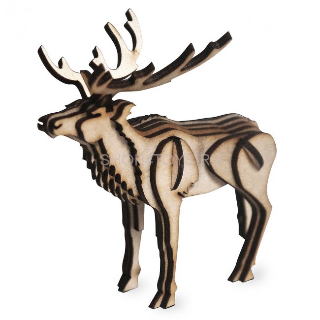Конструктор-3D пазл "Олень" - K11D Конструктор-3D пазл "Олень" - K11D