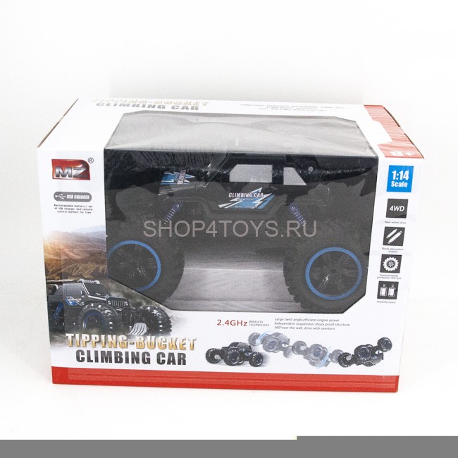 Радиоуправляемый краулер MZ Tipping-Bucket Black 4WD 1:14 2.4G - MZ-2836