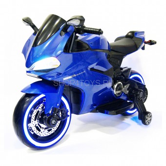 Детский электромобиль - мотоцикл Ducati Blue - SX1628-G