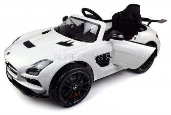 Электромобиль Mercedes-Benz SLS AMG White - SX128-S Электромобиль Mercedes-Benz SLS AMG White - SX128-S