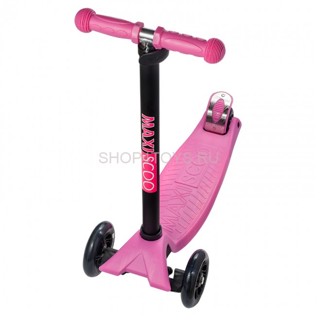 Самокат Maxiscoo Junior Трехколесный Детский со Светящимися Колесами, Розовый - MSC-J101704 Самокат Maxiscoo Junior Трехколесный Детский со Светящимися Колесами, Розовый - MSC-J101704