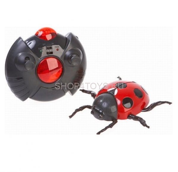 Божья коровка, ползающая по стенам (15 см, на пульте, USB-зарядка) - 866-2 Божья коровка, ползающая по стенам (15 см, на пульте, USB-зарядка) - 866-2
