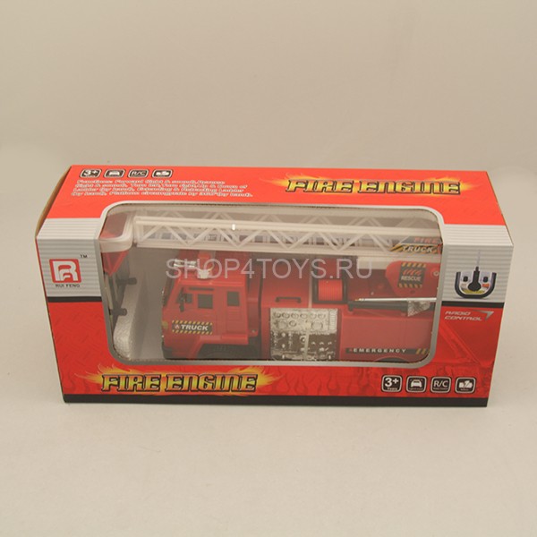 Радиоуправляемая пожарная машина RUI FENG с подъемной стрелой - F827-2