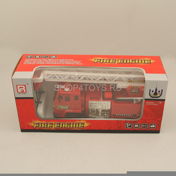 Радиоуправляемая пожарная машина RUI FENG с подъемной стрелой - F827-2