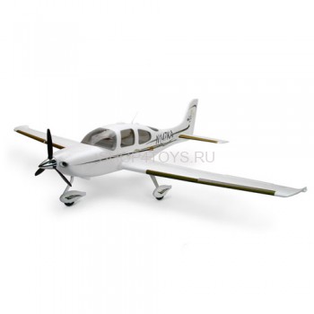 Радиоуправляемый самолет Dynam SR22 RTF 2.4G - DY8936 Полностью готовая модель тренировочного самолета Cirrus SR22