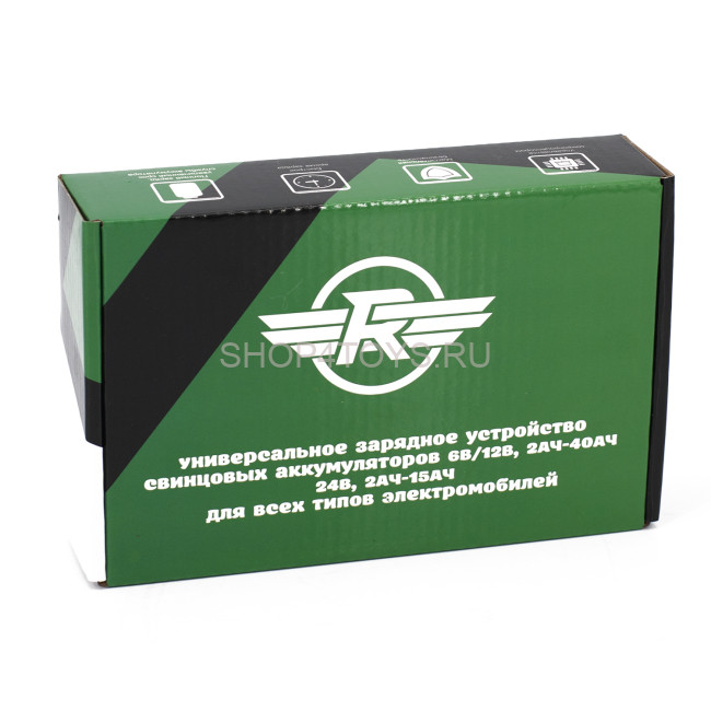 Универсальное зарядное устройство для свинцовых аккумуляторов 6В/12В/24В - RWC400 Универсальное зарядное устройство для свинцовых аккумуляторов 6В/12В/24В - RWC400
