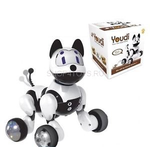 Интерактивная собака Youdy с управлением голосом и руками - MG010