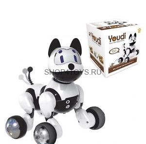 Интерактивная собака Youdy с управлением голосом и руками - MG010