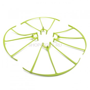 Зеленая защита лопастей для квадрокоптера Syma X5HC, X5HW - X5HW-04A Зеленая защита лопастей для квадрокоптера Syma X5HC, X5HW - X5HW-04A
