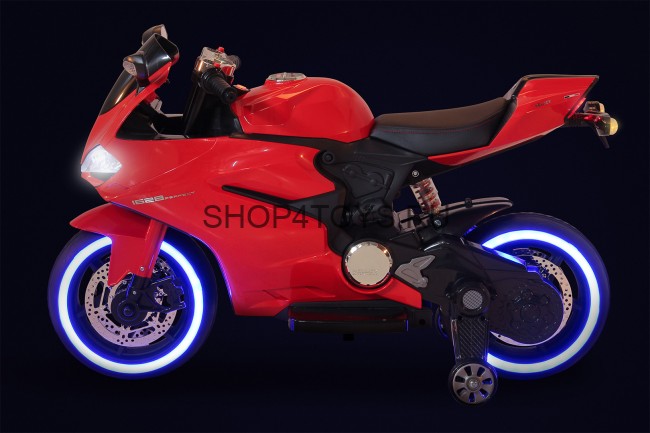 Детский электромобиль - мотоцикл Ducati Red - SX1628-G Детский электромобиль - мотоцикл Ducati Red - SX1628-G