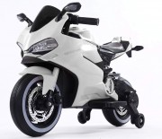 Детский электромотоцикл Ducati White 12V - FT-1628-WHITE-PL Детский электромотоцикл Ducati White 12V - FT-1628-WHITE-PL