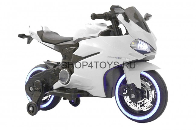 Детский электромотоцикл Ducati White 12V - FT-1628-WHITE-PL