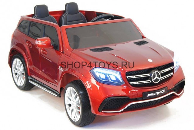 Детский электромобиль Mercedes Benz GLS63 LUXURY 4WD 12V MP4 - Red - HL228-LUX-MP4