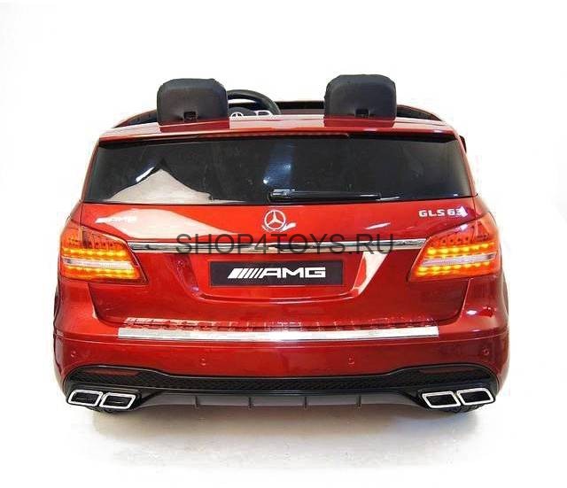 Детский электромобиль Mercedes Benz GLS63 LUXURY 4WD 12V MP4 - Red - HL228-LUX-MP4