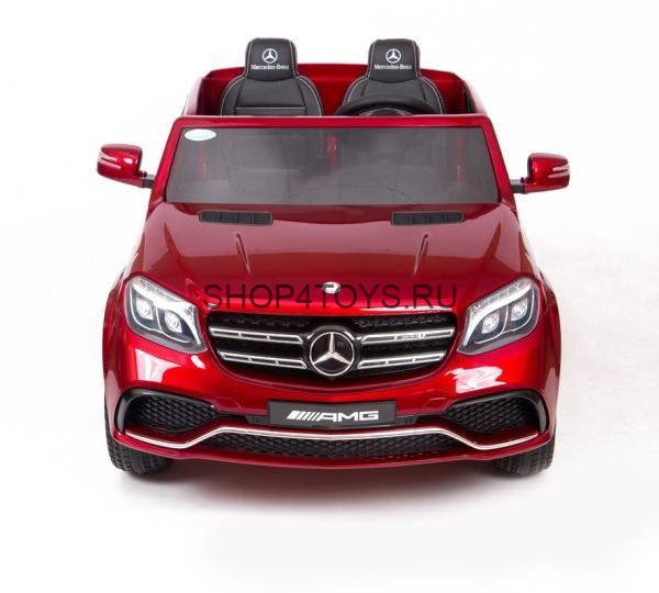 Детский электромобиль Mercedes Benz GLS63 LUXURY 4WD 12V MP4 - Red - HL228-LUX-MP4