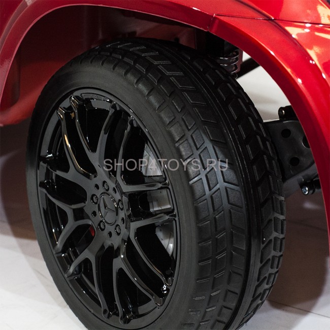 Детский электромобиль Mercedes Benz GLS63 LUXURY 4WD 12V MP4 - Red - HL228-LUX-MP4