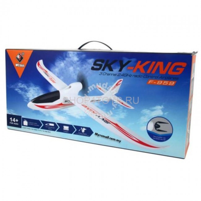 Радиоуправляемый планер WL Toys F959 Sky King 2.4G - F959 Радиоуправляемый планер WL Toys F959 Sky King 2.4G - F959