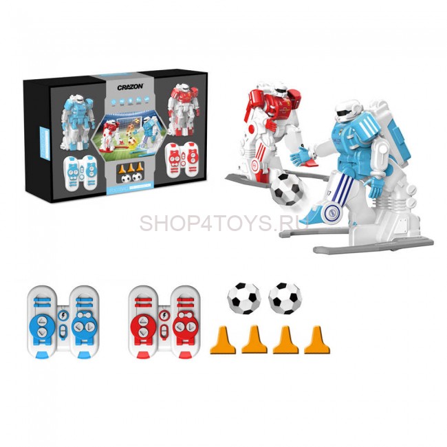 Набор Crazon из двух роботов футболистов на пульте управления - CR-1902B Набор Crazon из двух роботов футболистов на пульте управления - CR-1902B