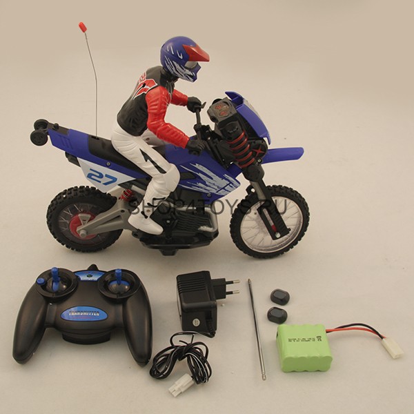 Радиоуправляемый мотоцикл HuanQi 528 Special Сross-Сountry 1:10 с гироскопом - HQ528 Радиоуправляемый мотоцикл HuanQi 528 Special Сross-Сountry 1:10 с гироскопом - HQ528