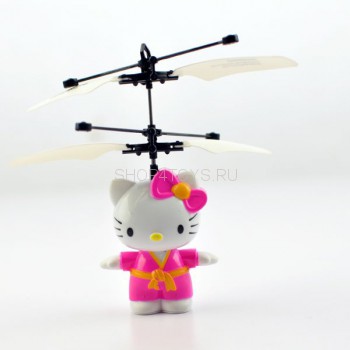 Радиоуправляемая игрушка - вертолет Hello Kitty - 1405B Игрушка которая работает по принципу летающей феи.