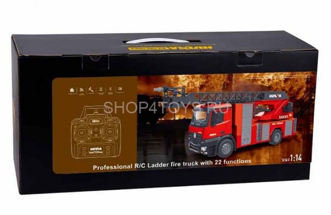 Радиоуправляемая пожарная машина-лестница HUI NA TOYS масштаб 1:14 2.4G - HN1561 Радиоуправляемая пожарная машина-лестница HUI NA TOYS масштаб 1:14 2.4G - HN1561