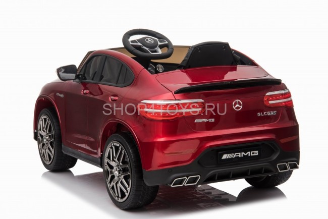 Электромобиль Mercedes-Benz GLC 63 AMG Red 12V (полный привод, EVA) - QLS-5688 Электромобиль Mercedes-Benz GLC 63 AMG Red 12V (полный привод, EVA) - QLS-5688
