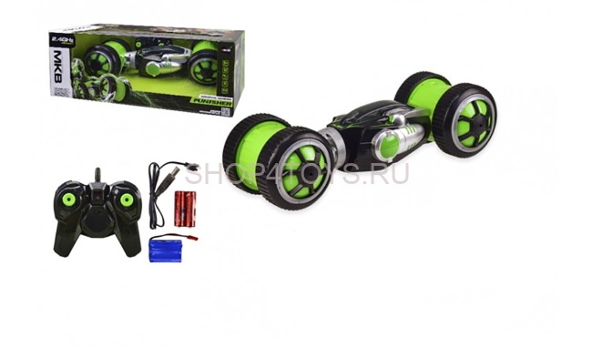 Радиоуправляемая зеленая машина-перевертыш Mekbao Трюкач Tongde - 5588-615-GREEN Радиоуправляемая зеленая машина-перевертыш Mekbao Трюкач Tongde - 5588-615-GREEN