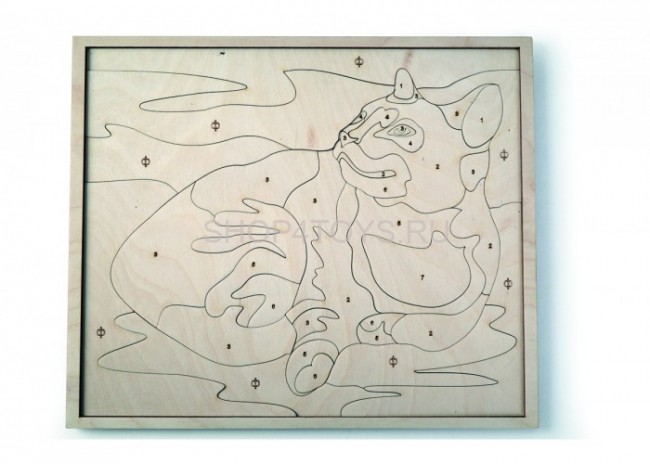 Пазл деревянный Lemmo Кошка - 00-2 Пазл деревянный Lemmo Кошка - 00-2