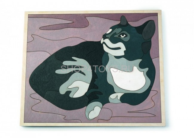 Пазл деревянный Lemmo Кошка - 00-2 Пазл деревянный Lemmo Кошка - 00-2