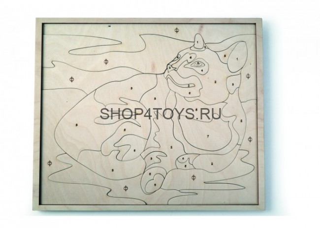 Пазл деревянный Lemmo Кошка - 00-2 Пазл деревянный Lemmo Кошка - 00-2