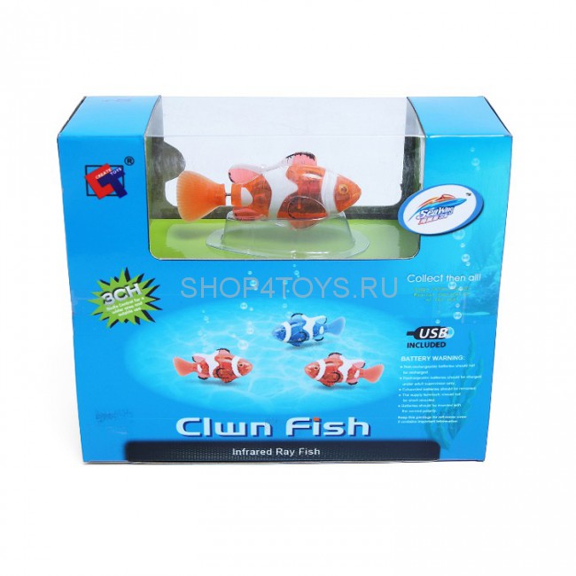 Радиоуправляемая рыбка Create Toys Clown Fish - 3316 Радиоуправляемая рыбка Create Toys Clown Fish - 3316