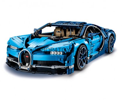 Конструктор Lepin 20086 Bugatti Chiron (синий) - Technic 42083