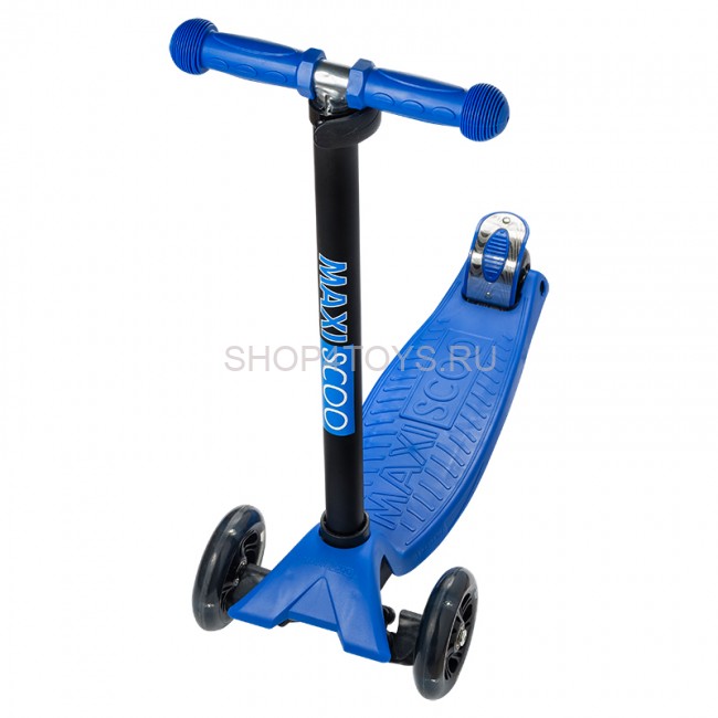 Самокат Maxiscoo Junior Трехколесный Детский со Светящимися Колесами, Синий - MSC-J101702 Самокат Maxiscoo Junior Трехколесный Детский со Светящимися Колесами, Синий - MSC-J101702