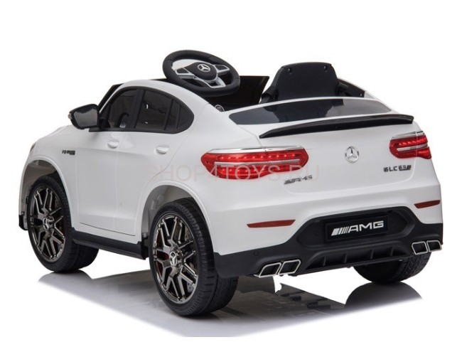 Электромобиль Mercedes-Benz GLC 63 AMG White 12V (полный привод, EVA) - QLS-5688 Электромобиль Mercedes-Benz GLC 63 AMG White 12V (полный привод, EVA) - QLS-5688