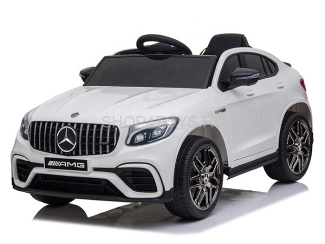 Электромобиль Mercedes-Benz GLC 63 AMG White 12V (полный привод, EVA) - QLS-5688 Электромобиль Mercedes-Benz GLC 63 AMG White 12V (полный привод, EVA) - QLS-5688