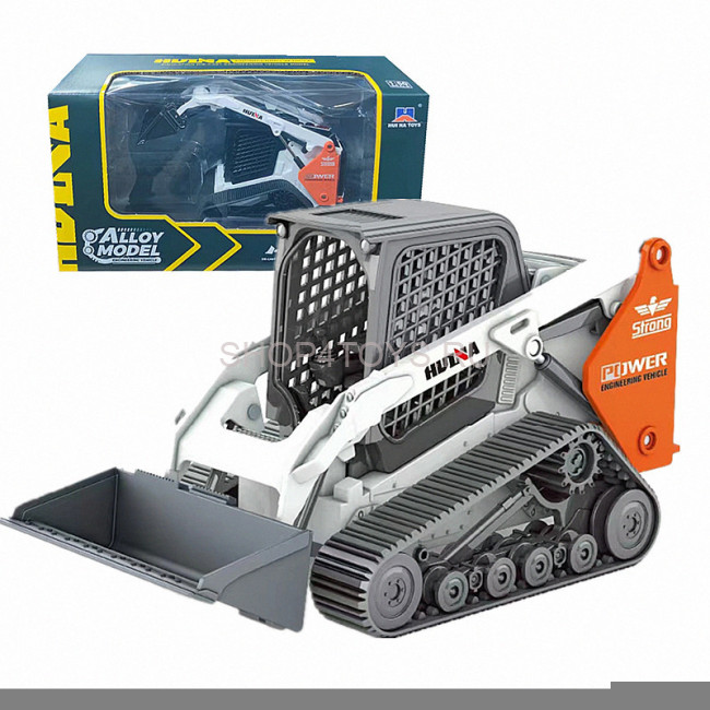 Металлический погрузчик с ковшом HUI NA TOYS масштаб 1:50 - HN1705 Металлический погрузчик с ковшом HUI NA TOYS масштаб 1:50 - HN1705