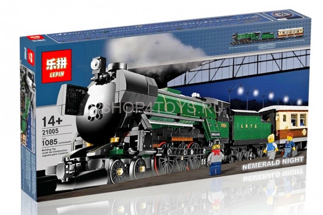 Конструктор Lepin 21005 Поезд Изумрудная ночь - Technic 10194 Конструктор Lepin 21005 Поезд Изумрудная ночь - Technic 10194