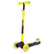 Самокат Maxiscoo Junior Трехколесный Детский со Светящимися Колесами, Черный - MSC-J101707 Самокат Maxiscoo Junior Трехколесный Детский со Светящимися Колесами, Черный - MSC-J101707