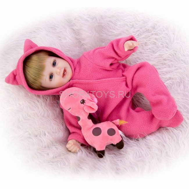 Реборн улыбающаяся блондинка Алинка