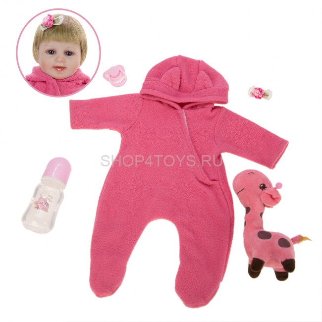 Реборн улыбающаяся блондинка Алинка