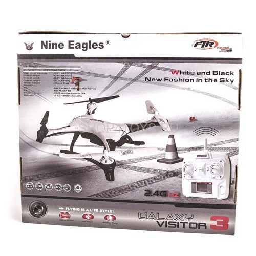 Радиоуправляемый квадрокоптер Nine Eagles Galaxy Visitor 3 с видеокамерой 2.4 GHz - NE201690 Радиоуправляемый квадрокоптер Nine Eagles Galaxy Visitor 3 с видеокамерой 2.4 GHz - NE201690